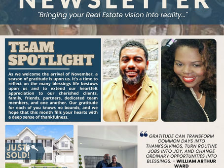 November 2023 Monthly Newsletter!