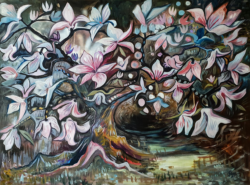 Magnolia Blossom in Time