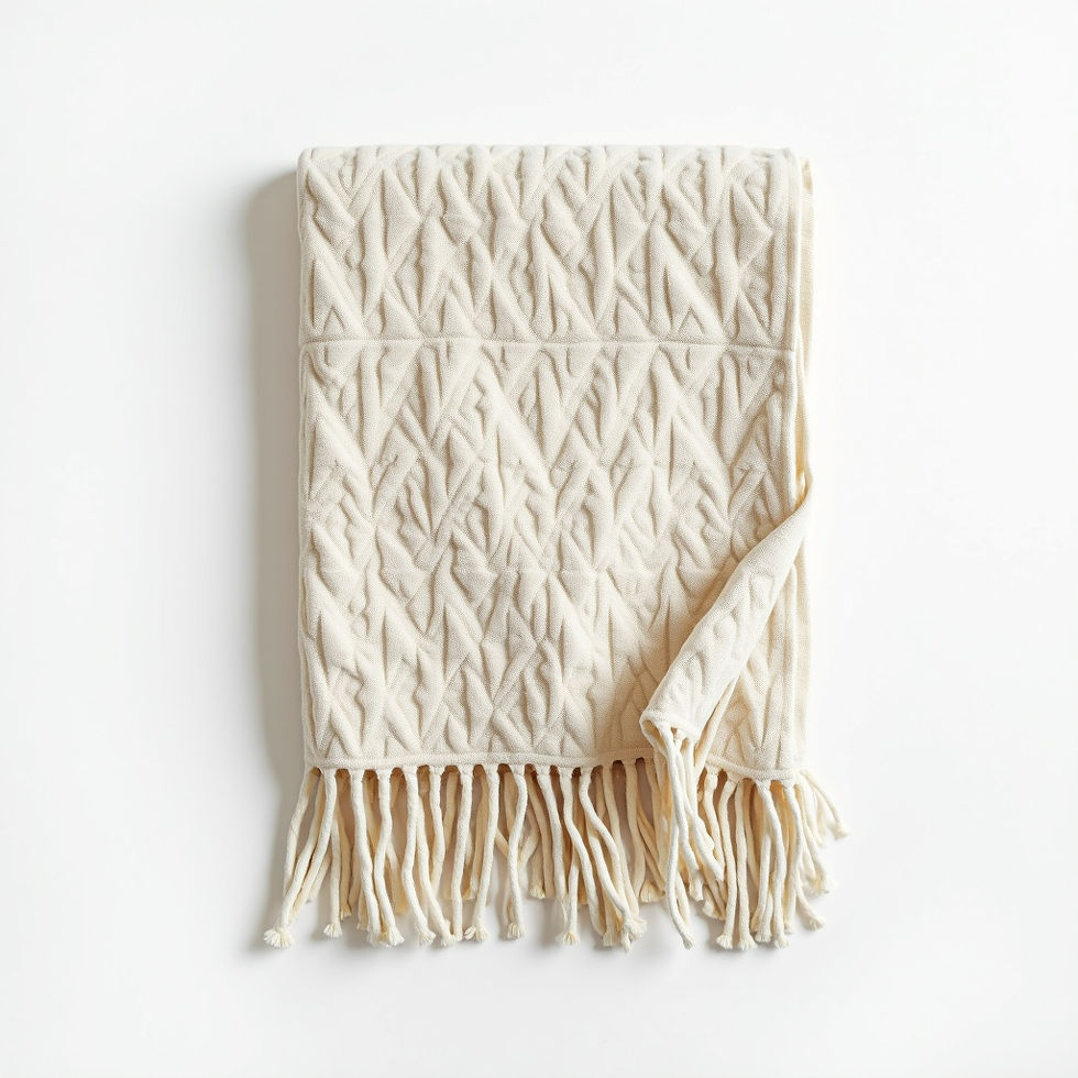Geometric Woven Throw