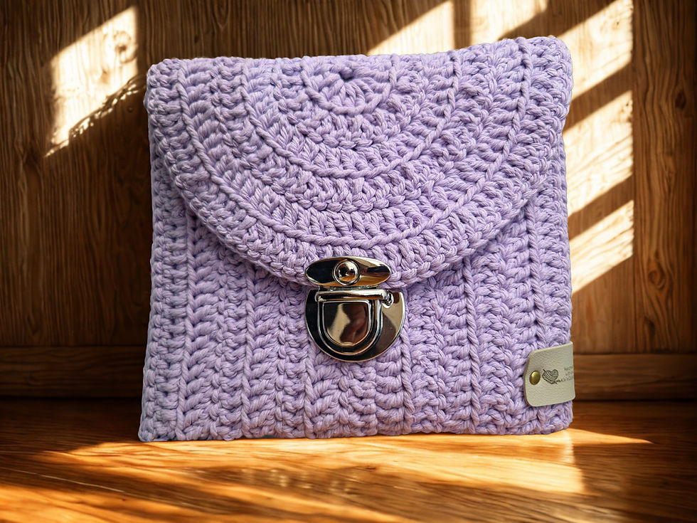 Thumbnail: Braided cotton thread clutch bag