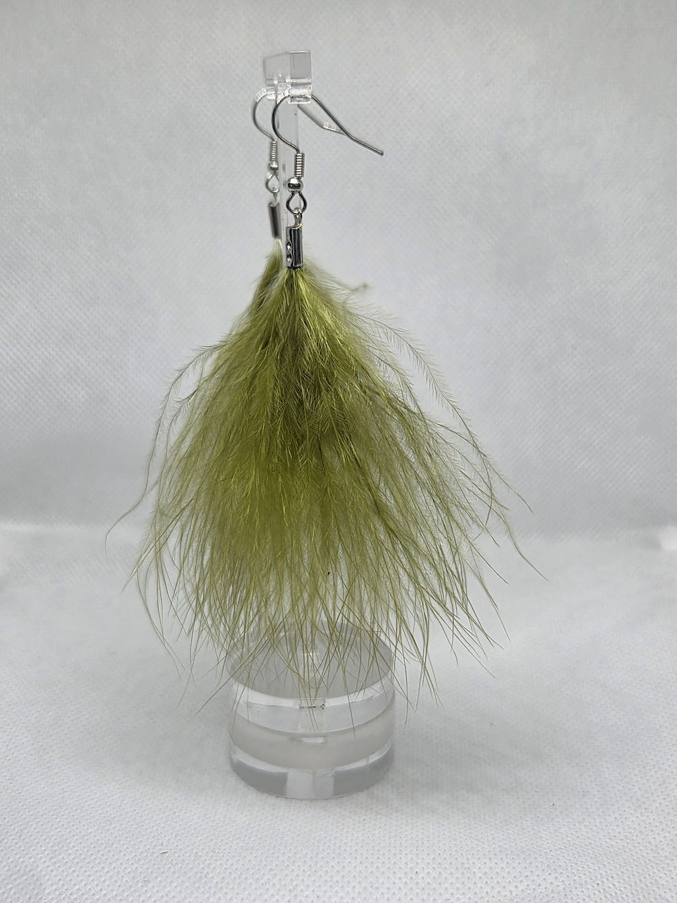 Thumbnail: Turkey Feather Earrings without chains