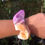 Thumbnail: Lavender tie dye Velvet Scrunchie