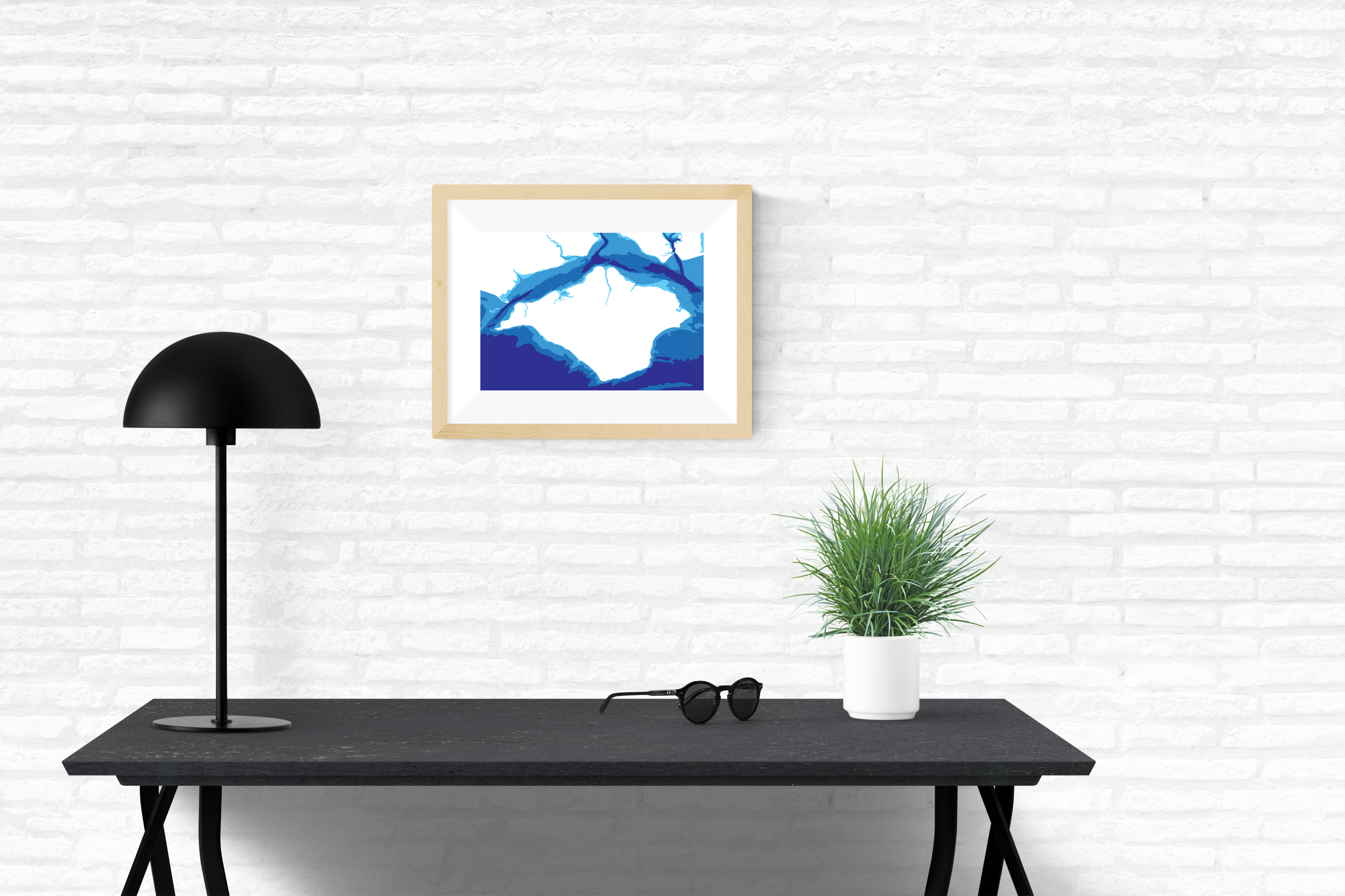 Isle of Wight Bathymetric Map