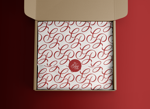 a box of wrapping paper that says the flow club