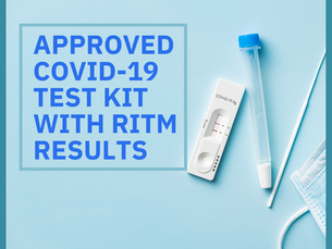 APPROVED COVID-19 TEST KIT WITH RITM RESULTS