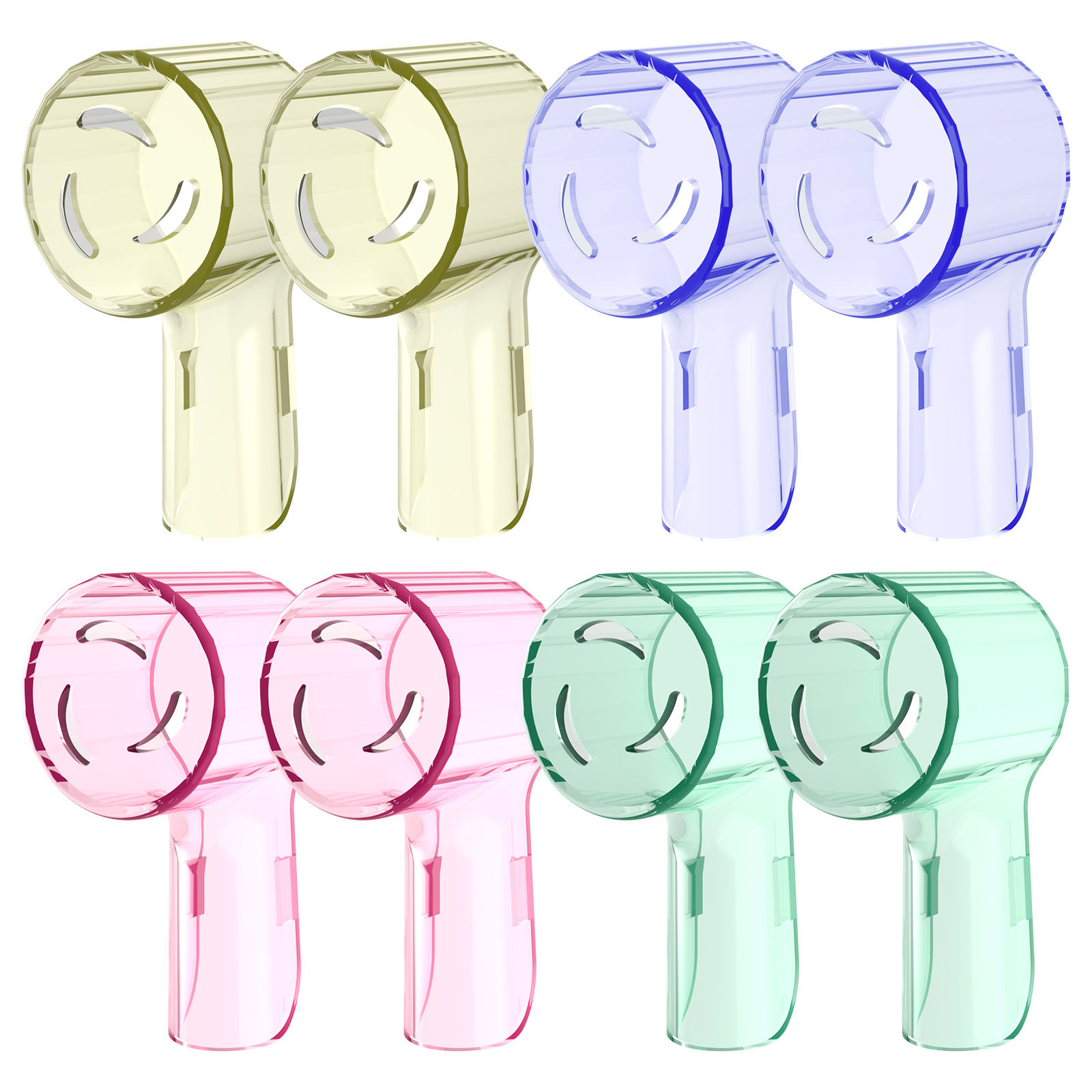 Toothbrush Dustproof Covers Caps Compatible with Braun Oral B Replacement Heads