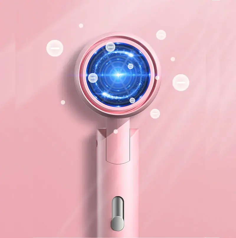 Thumbnail: Portable Mini Folding Hairdryer — 750W Travel Dryer with Carrying Bag