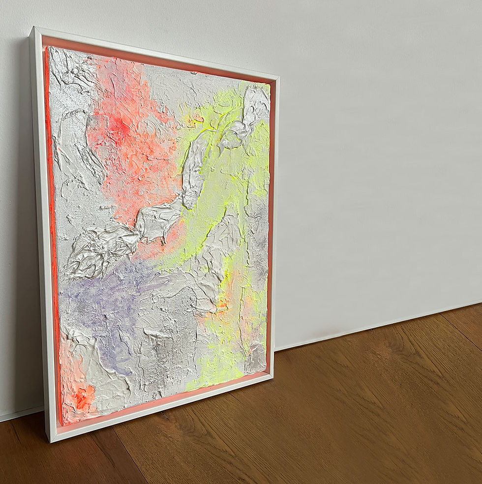 Miniaturbild: Lavender Orange Lime (49 x 64 cm)