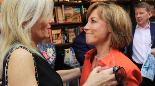 With presenter Gaby Roslin