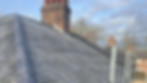 Newly finished tiled roof front