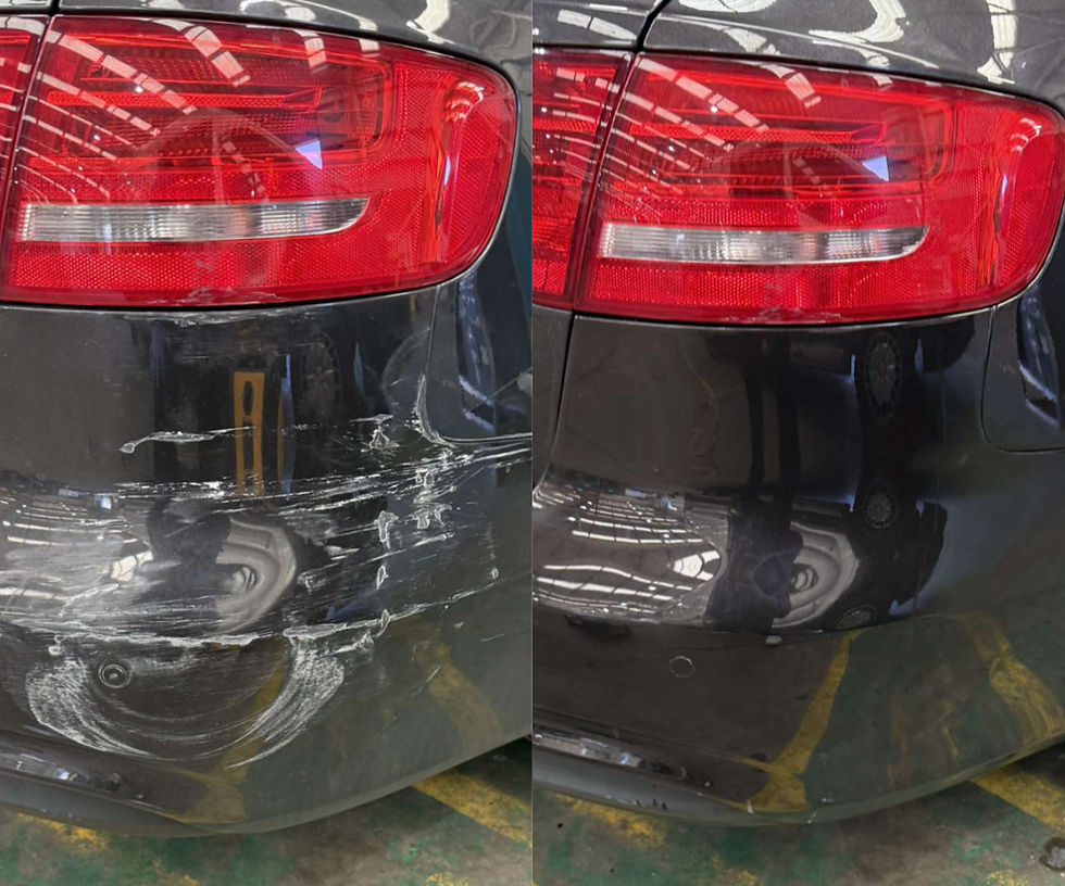 Before & After: Car scratch and scuff repair, Bristolbubbles