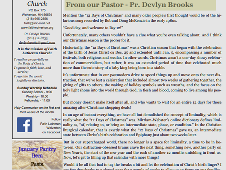 Finding Faith ... in trying to slow down the Christmas season