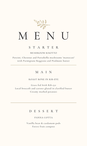Cream Classy Floral Wedding Menu.png