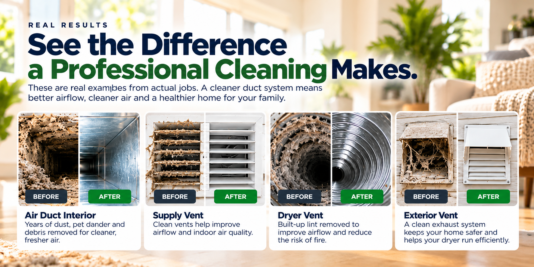 See the Difference a Professional Cleaning Makes, original full-color ad