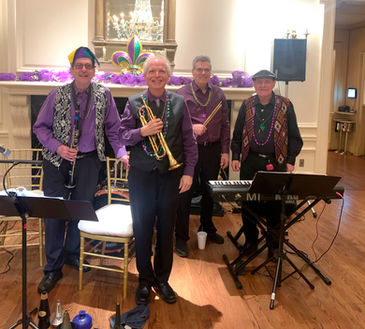 Leon Ziligson Playing at Mardi Gras Celebration
