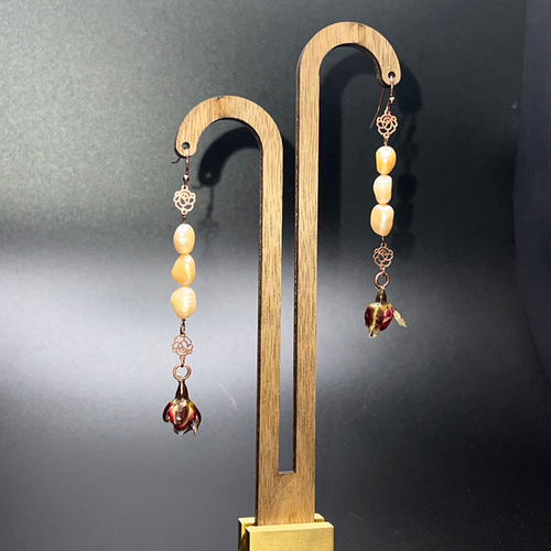 ◆VINTAGE HOLLYWOOD◆ Rose EarringsVH25NNEA103V VH2435EA002M Vintage Allure Earrings - 280721CZ - Walmart.com