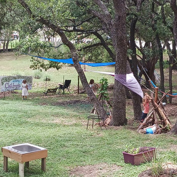 Our backyard play area