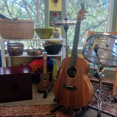 Music room at Wimberley Children's House