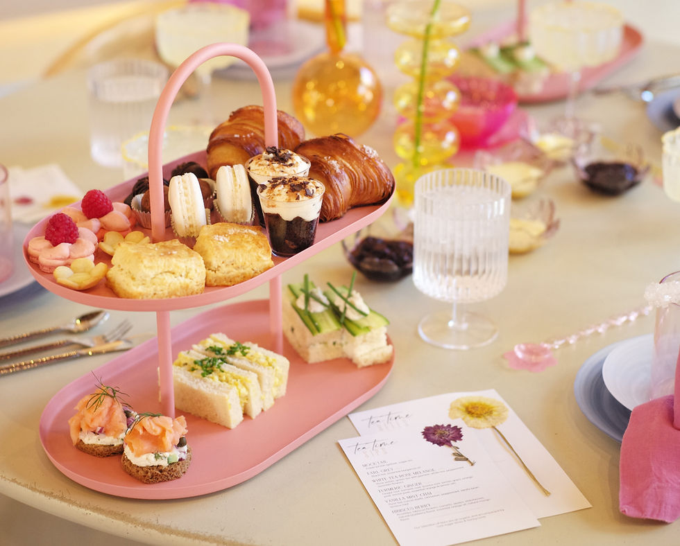 Tea Time at A Flourshop