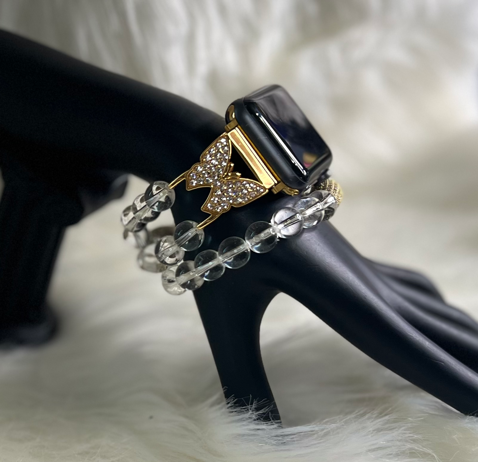 Gold and Bling Apple Watch band