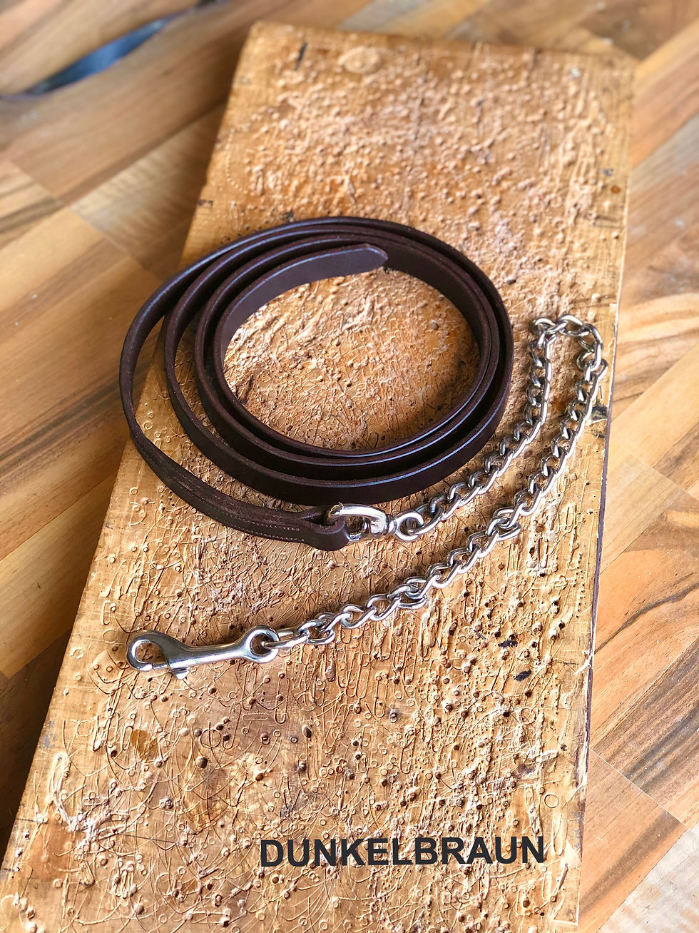 Thumbnail: LEATHER LEADCHAIN & LEADROPE from;