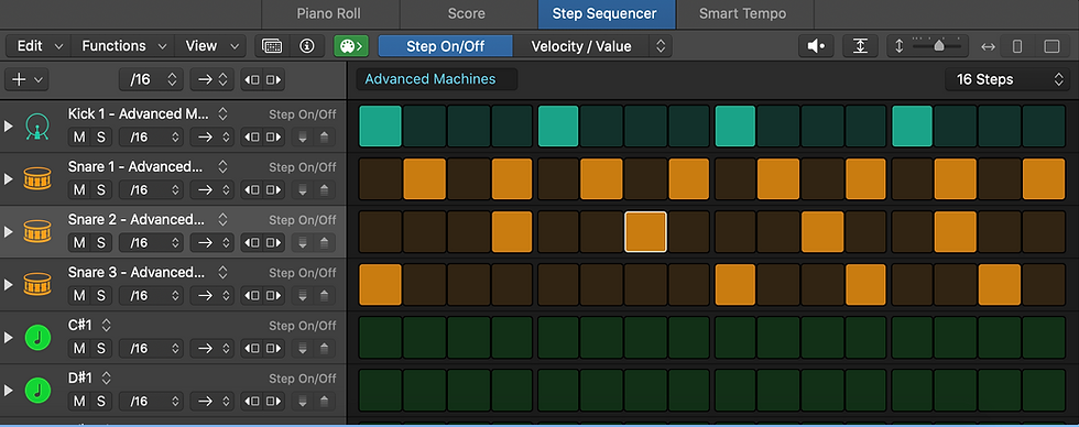 Logic 10.5 new step sequencer