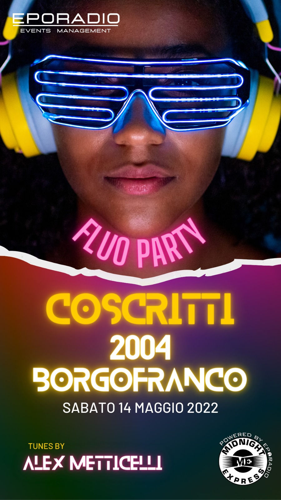 COSCRITTI BORGOFRANCO 2004 - FLUO PARTY