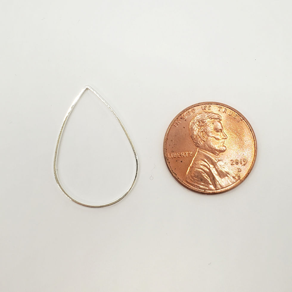 Thumbnail: Silver Forget-Me-Not w/stem Necklace