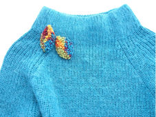 パンチニードルチャレンジの日 ５リーブスチャレンジ 木の葉 木の実 ブローチ 中細毛糸 パンチニードル 作品 デザインアイデア 雑貨アイデア フリーステッチ ループカット パンチニードル百科事典　ループ＆ニードル ループアンドニードル 楽天 人気 ニードル 初めて 使いやすい 綺麗に刺せる 刺しやすい 綺麗なループ ニードルパンチ  初心者 
