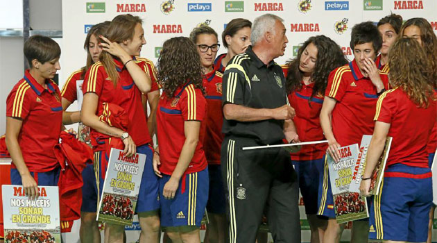 Las futbolistas estaban descontentas con Quereda al mando. Twitter 