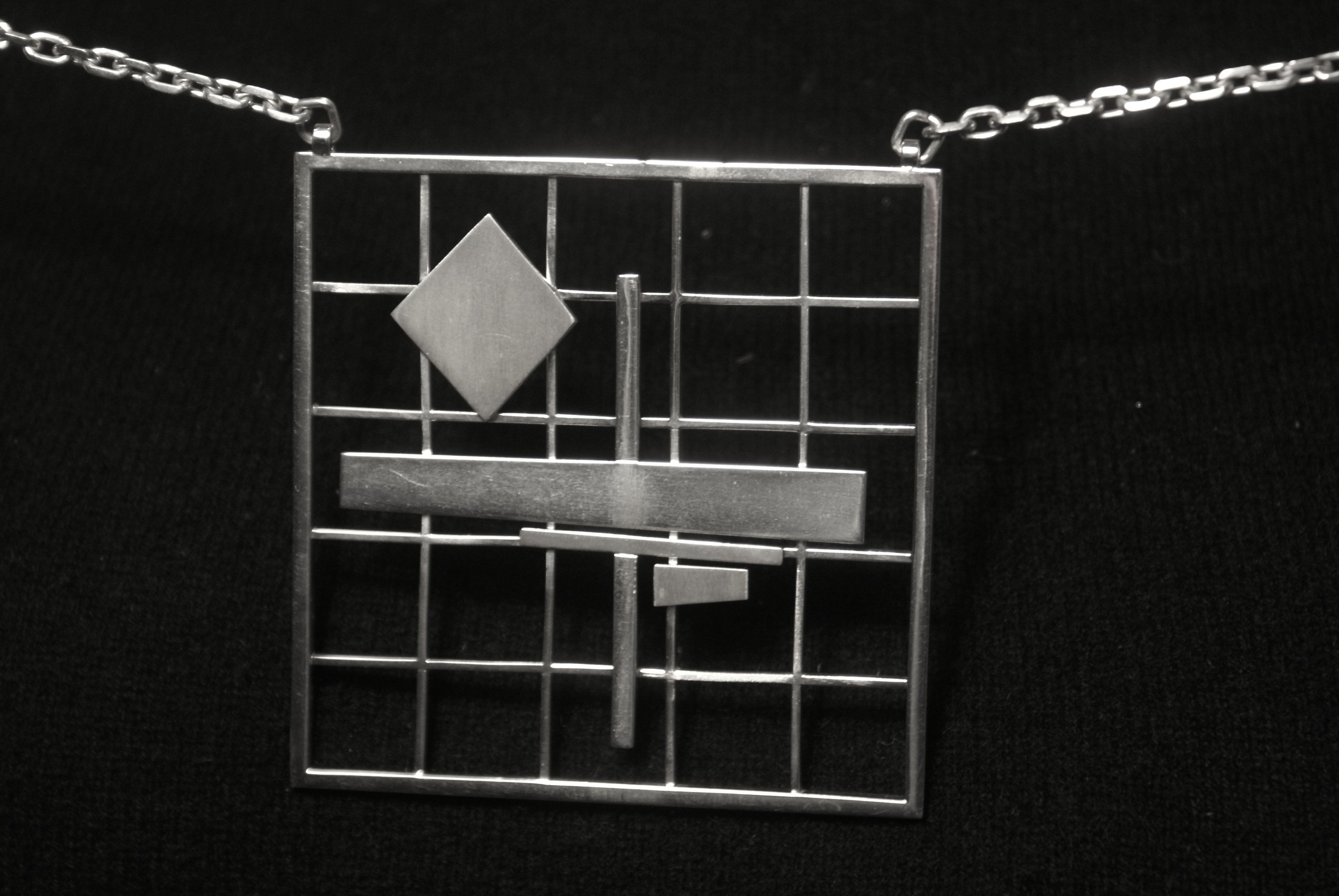 "SUPREMATIST COMPOSITION WITH BLUE SQUARE" 1921