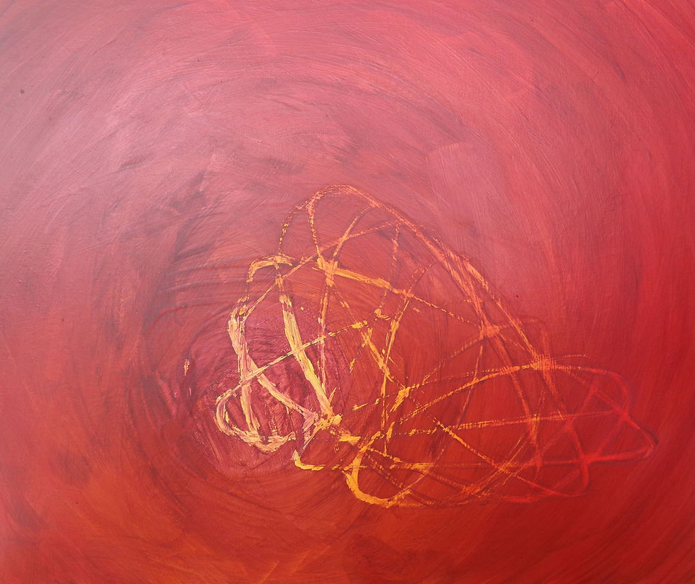 INNENLEBEN2; Acryl a. Leinwand 70x60cm - 2021