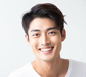 笑顔の男性