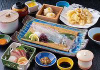 いかプラス刺身定食