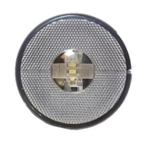 LANTERNA LATERAL CARRETA SEM SUPORTE COM CONECTOR 65MM LED CRISTAL