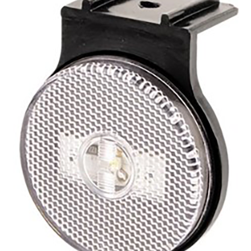 LANTERNA LATERAL CARRETA COM SUPORTE COM CONECTOR 65MM LED CRISTAL