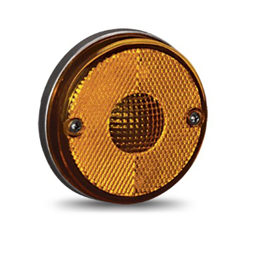 LANTERNA LATERAL RANDON COM CONECTOR AMARELA