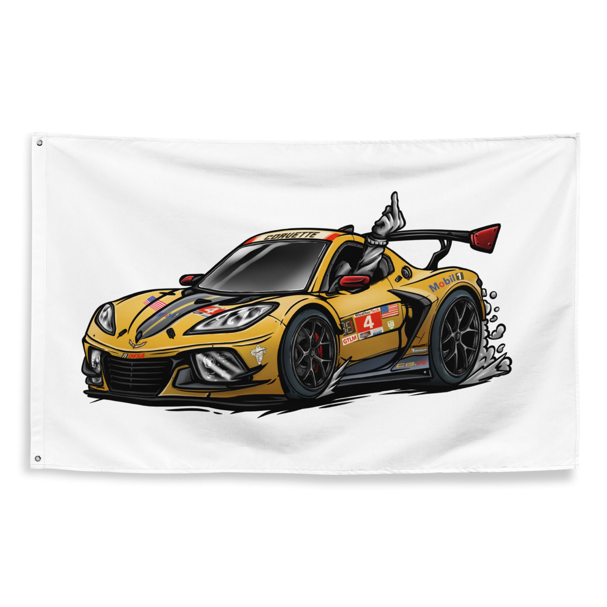 C8.r universal hand gesture Flag