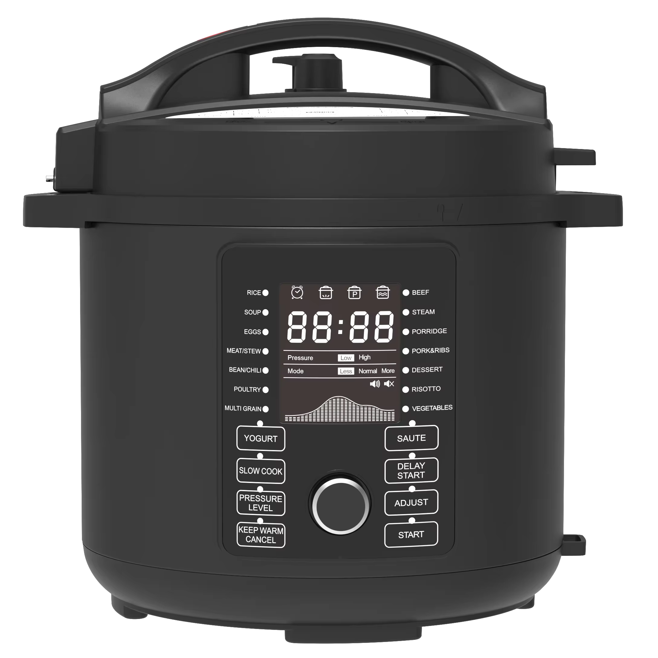 12-In-1 Automatic Household Electric Pressure Cooker LED Display Stainless Steel
