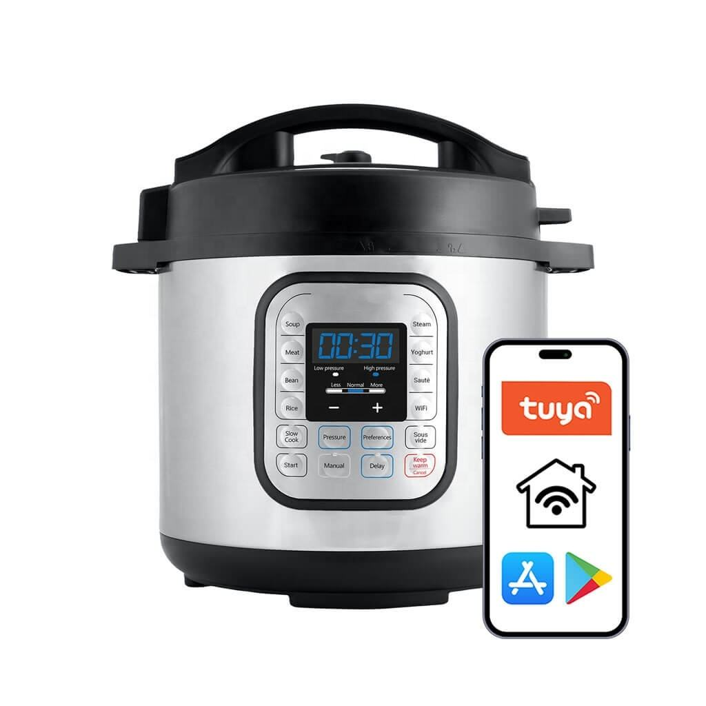 GT606 -M10 17-in-One Stainless Steel Pressure Cooker 6L with Adjustable Time & T