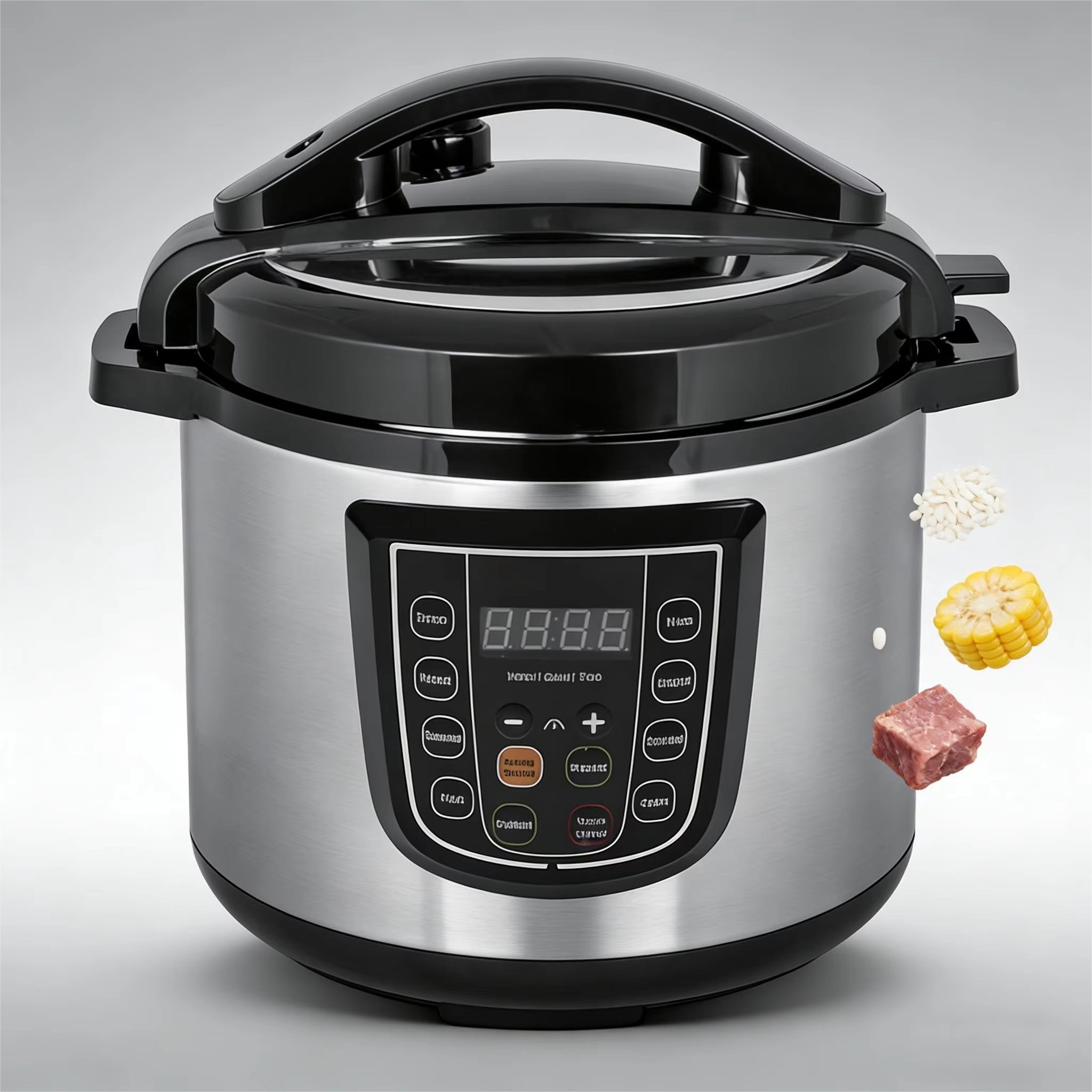Hot Sale Stainless Steel Electric Pressure Cooker LED Display Digital 8-in-1 Col