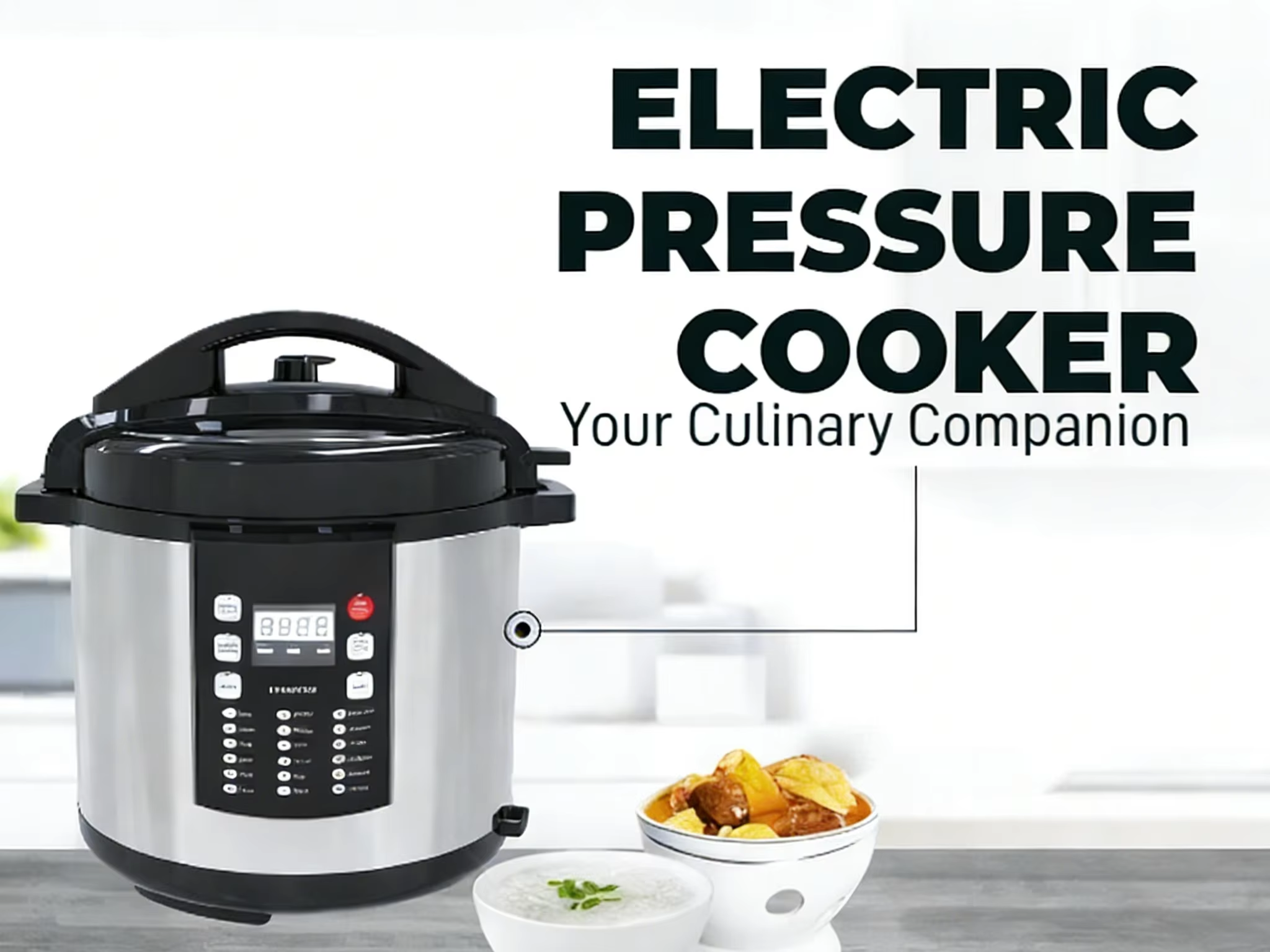 Factory Hot Selling Storman 5L Programmable Electric Pressure Cooker Stainless S