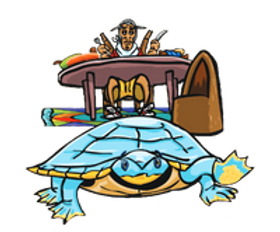 Anansi and Turtle Go to Dinner
