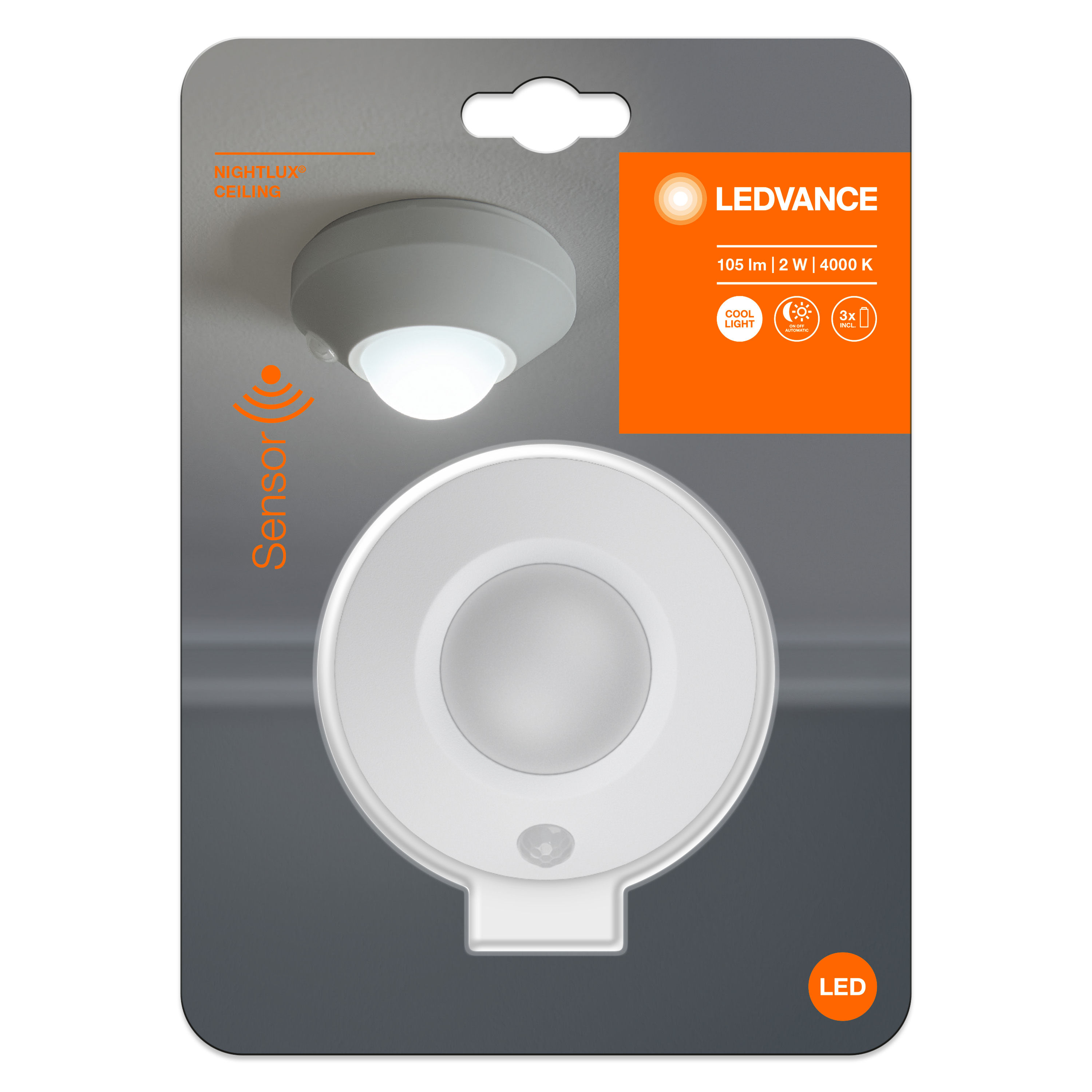 Nightlux Ceiling LED Sensor