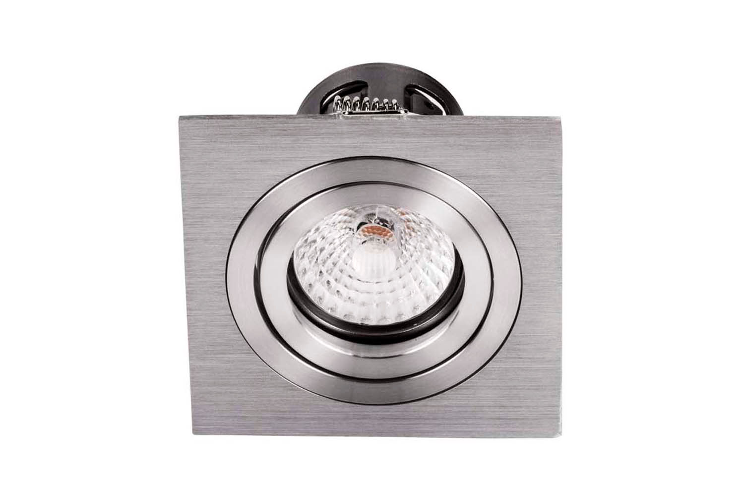 Techno Inbouwspot Richtbaar GU10 alu