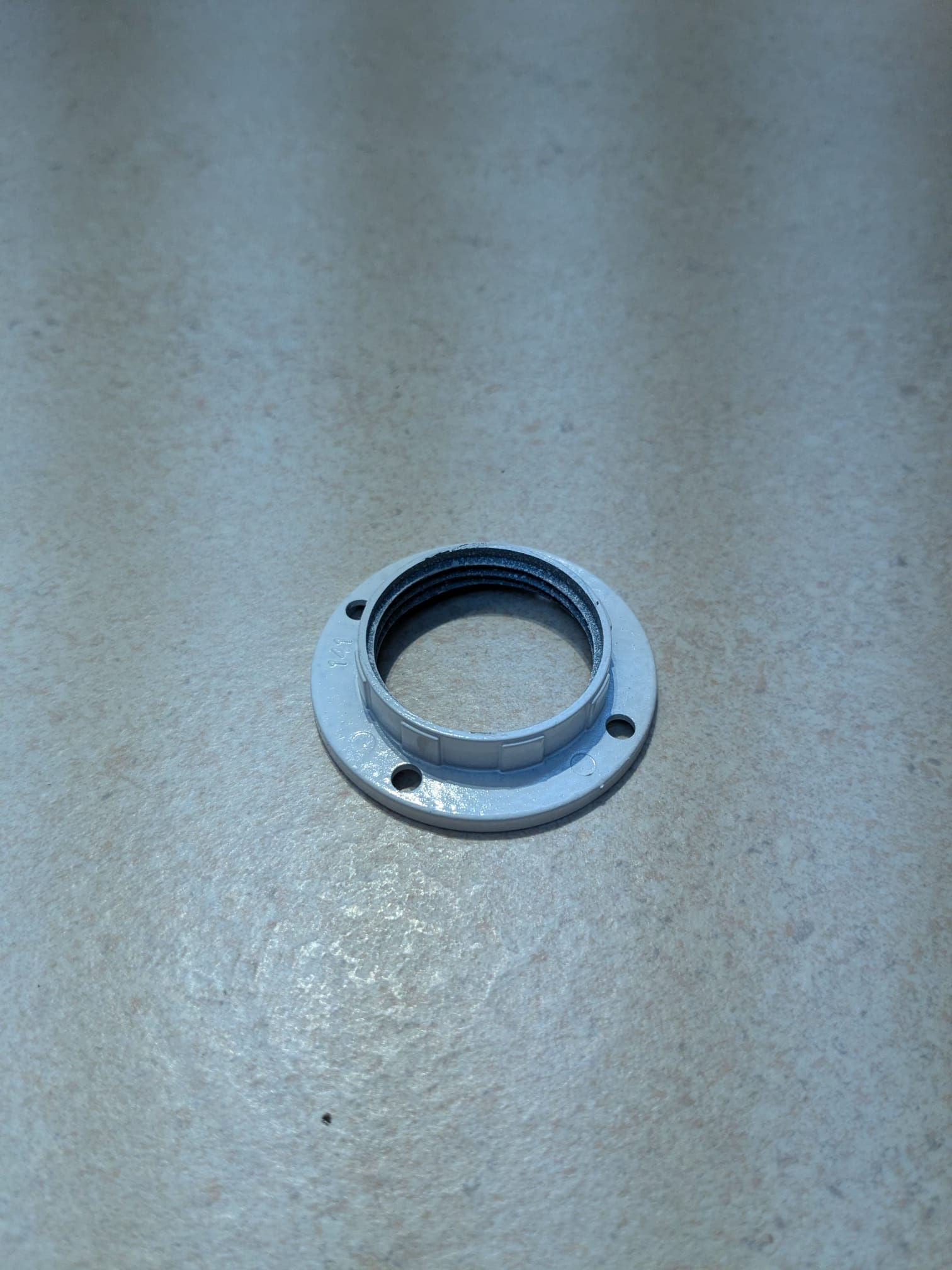 Ring voor E14 fitting wit