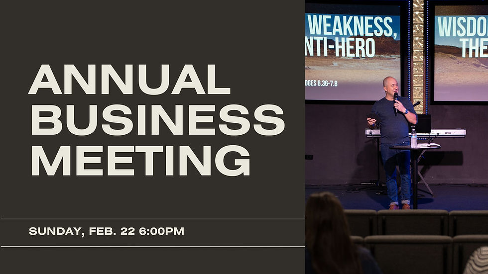 Annual Business Meeting 2026