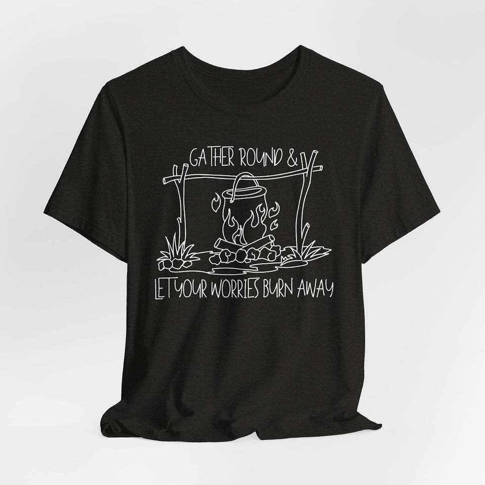Black Hanging T-Shirt