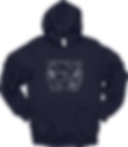 Campfire Hair Don't Care Hoodie Navy