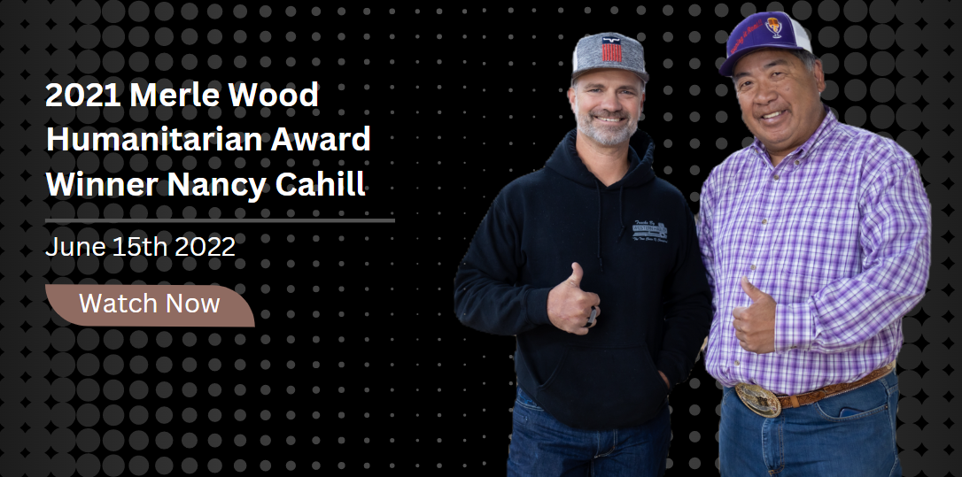 2021 Merle Wood Humanitarian Award Winner Nancy Cahill.